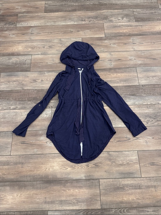 lululemon athletica Jackets & Blazers - lululemon athletica Navy/purple Hooded Zip Utility Jacket